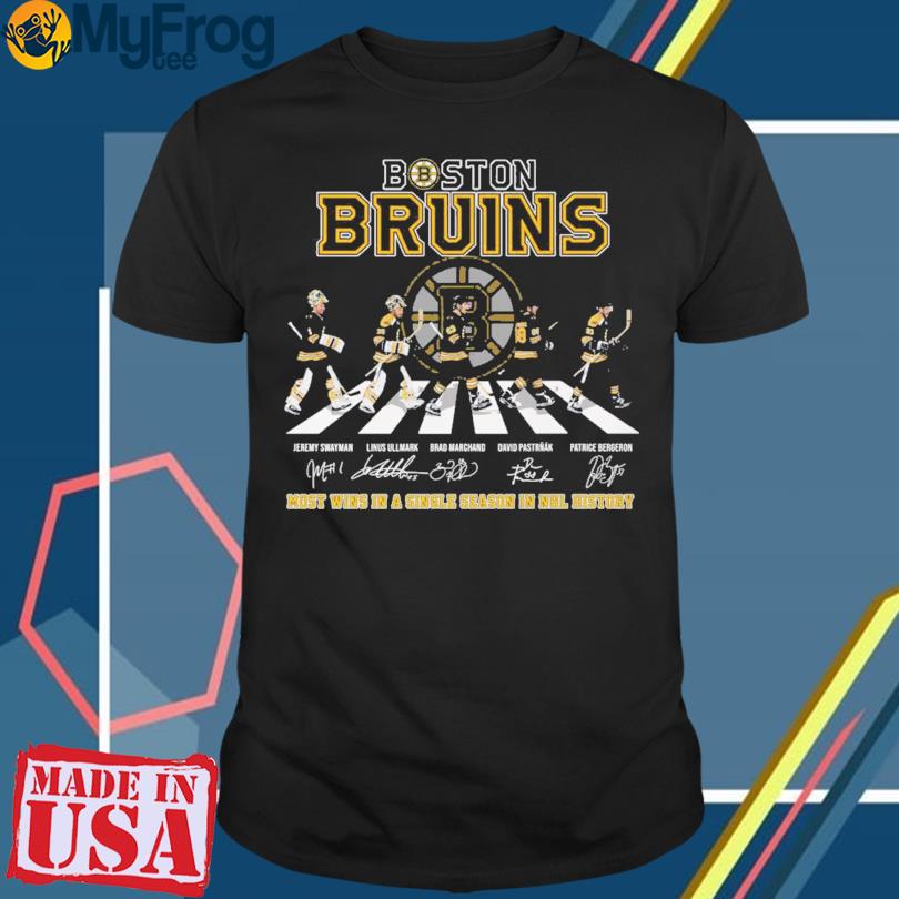 Boston Bruins players Abbey Road signatures shirt, hoodie, sweater, long  sleeve and tank top