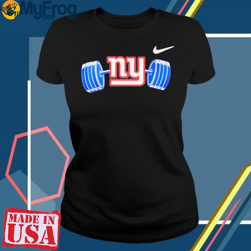 Official official New york giants ny barbell T-shirt, hoodie, tank top,  sweater and long sleeve t-shirt