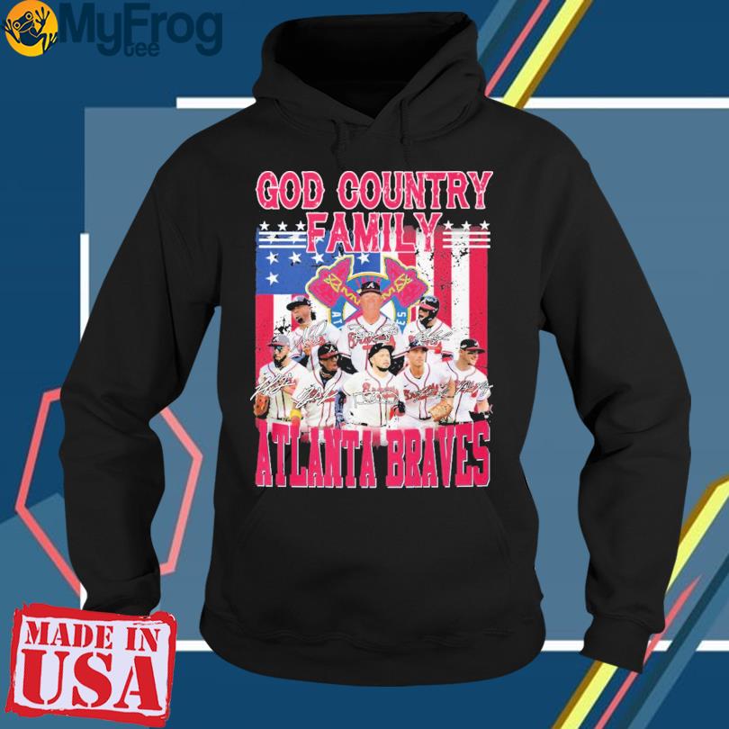 God Country Family Atlanta Braves American flag 2023 shirt, hoodie, sweater  and long sleeve