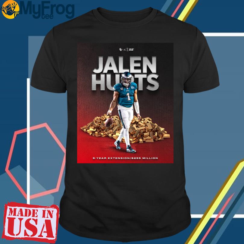 Jalen Hurts Philadelphia Eagles 90s Bootleg Retro TShirt For NFL