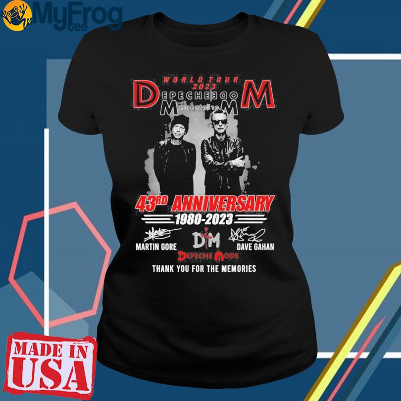 World tour 2023 Depeche Mode Memento 43rd anniversary 1980 2023