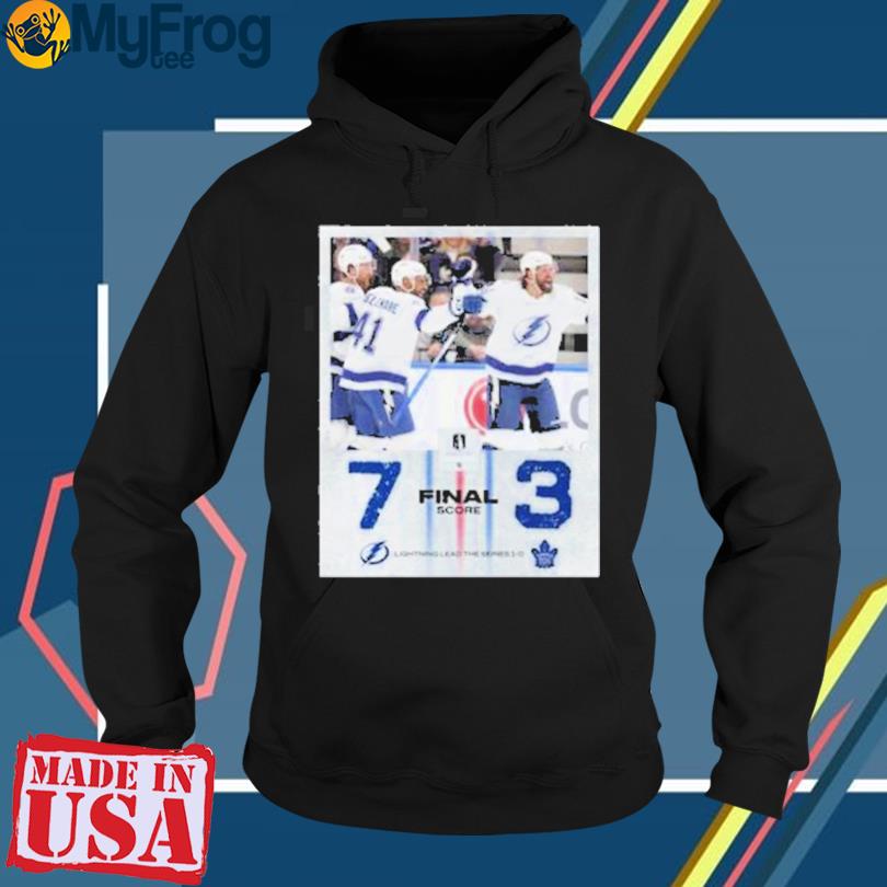 Tampa Bay Lightning 7 Vs 3 Toronto Maple Leafs Final Score 2023 shirt,  hoodie, sweater and long sleeve