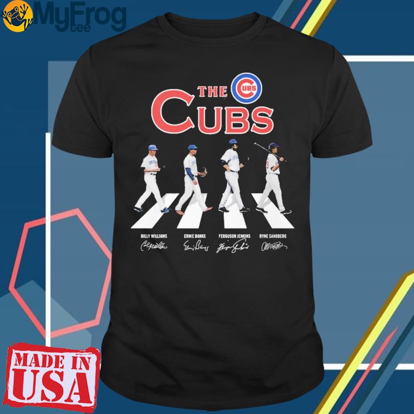 Official The Chicago Cubs Abbey Road signatures shirt, hoodie, longsleeve  tee, sweater