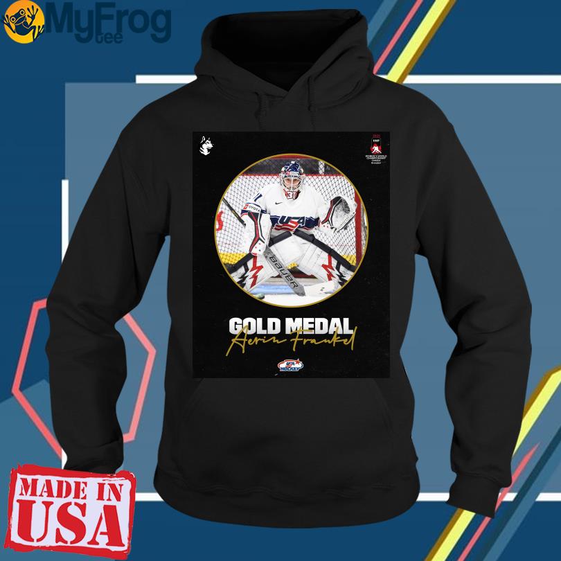 USA Hockey gold medal Aerin Frank s 2023 T Shirt hoodie sweater