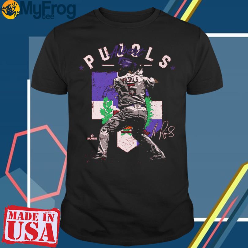 Albert Pujols St. Louis Country Flag WHT