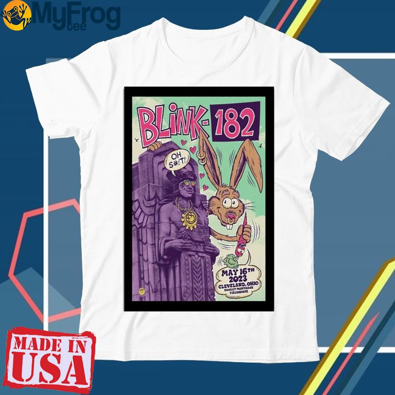 Blink-182 2023 Cleveland, OH Poster shirt