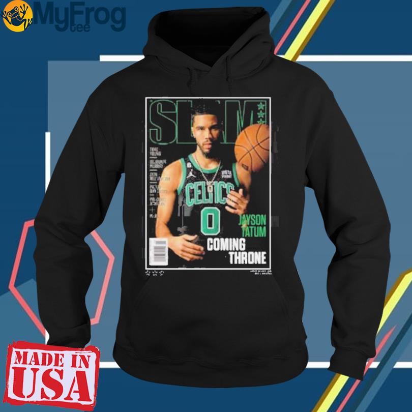 Slam Cover Tee Shirt Boston Celtics Jayson Tatum Coming for 