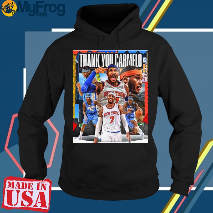 Carmelo anthony thank you carmelo shirt, hoodie, sweater, long sleeve and  tank top