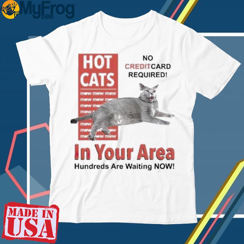 Cats In Your Area Hundreds Are Waiting Now Shirt