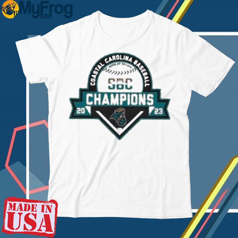 Coastal Carolina Chanticleers 2023 Sun Belt Baseball Regular Season Champions shirt