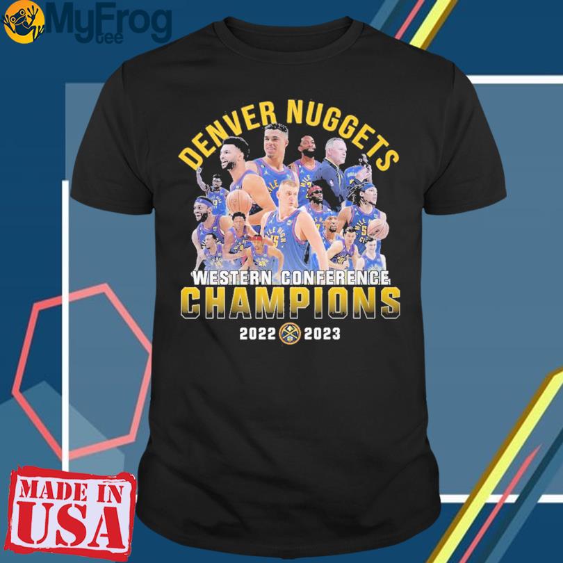Denver Nuggets Football western conference champions 2022 2023 shirt