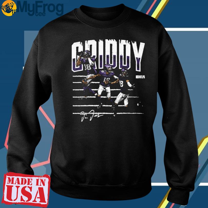 Griddy Justin Jefferson signature shirt, hoodie, sweatshirt and