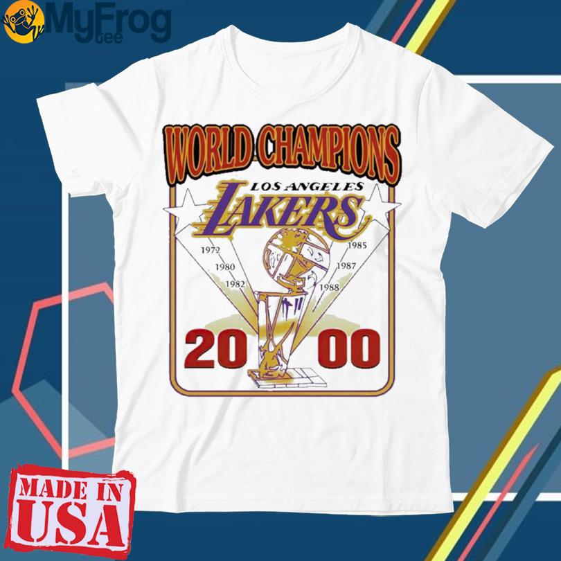 World champions los angeles Lakers 2000 t-shirt, hoodie, sweater
