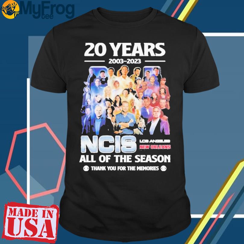 NCIS 20 Years Of 2003 - 2023 Thank You For The Memories Unisex T-Shirt