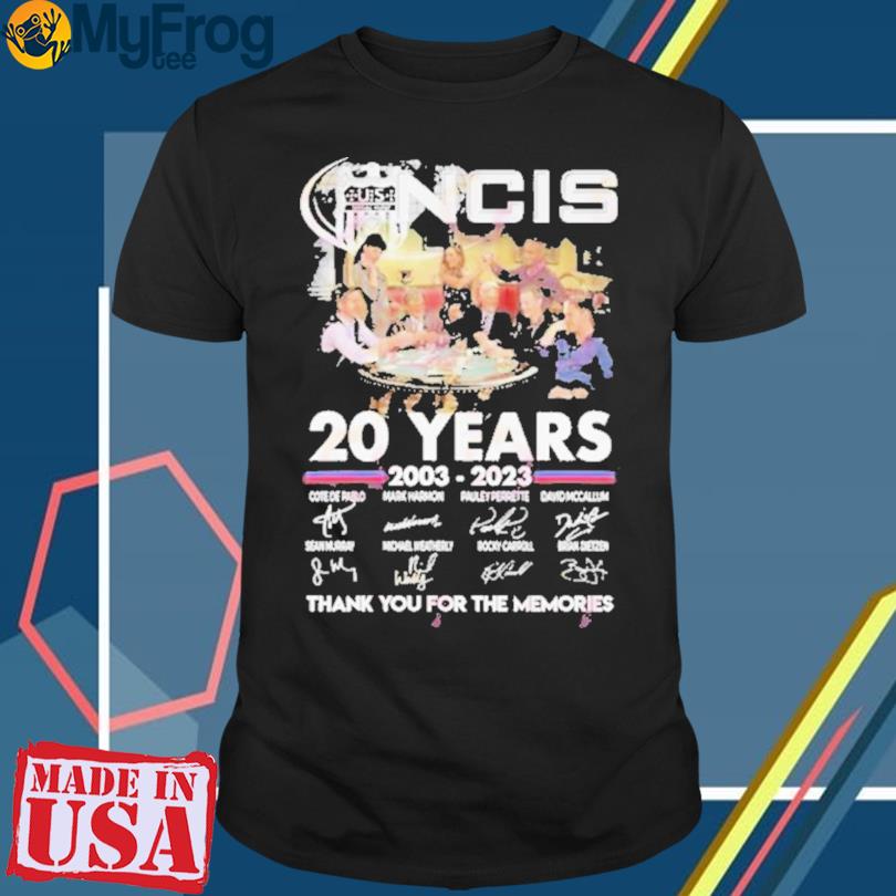 New NCIS 20 Years Of 2003 - 2023 Thank You For The Memories Unisex T-Shirt