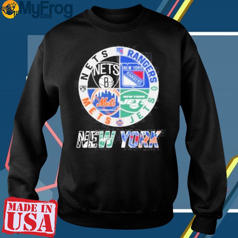 New York Nets New York Rangers New York Mets New York Jets Sport 2023 shirt,  hoodie, sweater and long sleeve