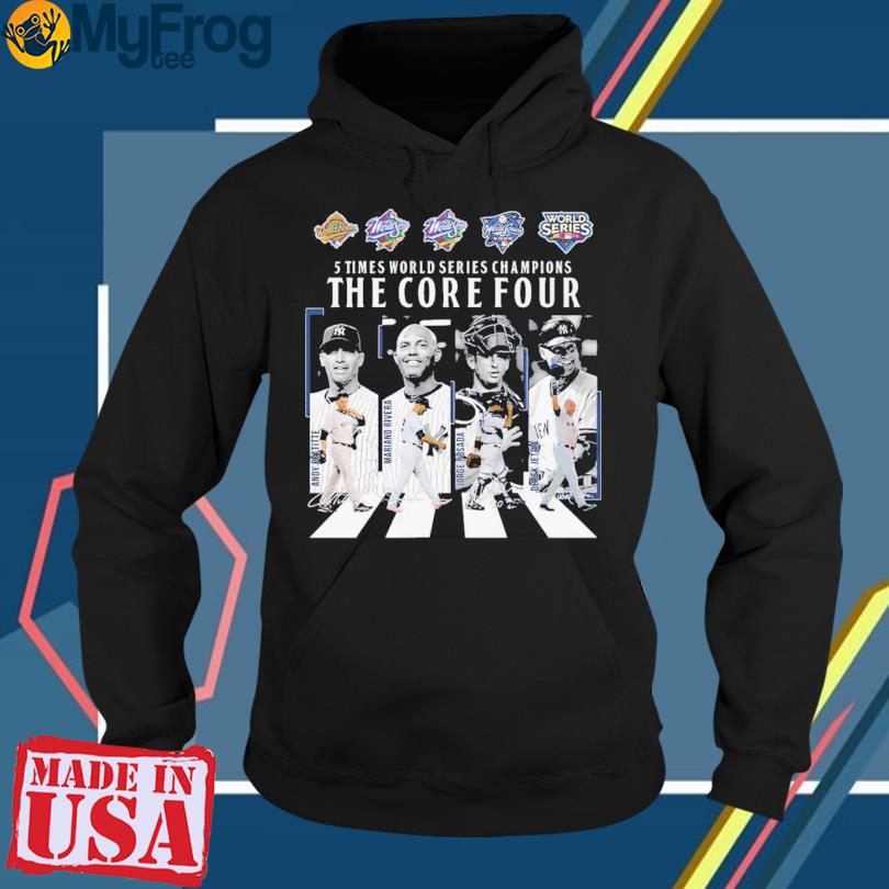 HOT 5 Times World Series Champions The Core Four New York Yankees Unisex T- Shirt