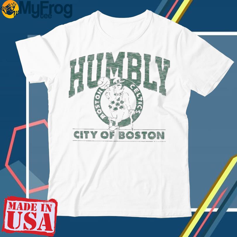 Official Boston Celtics Humbly City Of Boston Logo Shirt