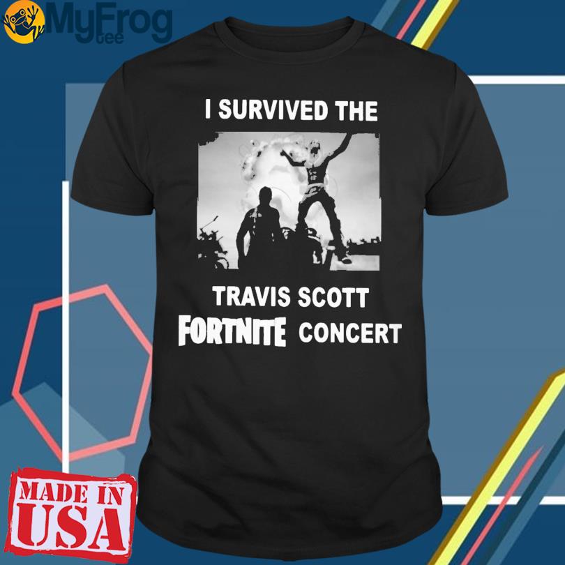 Official I Survived The Travis Scott Fortnite Concert Shirt