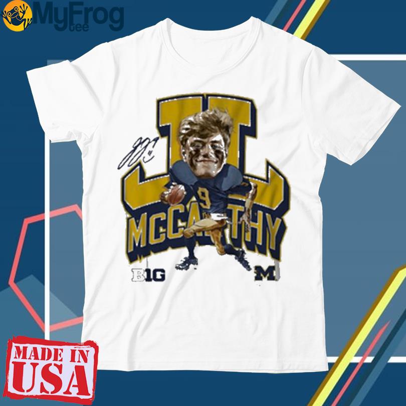 Valiant University of Michigan Football Gray JJ McCarthy Tee