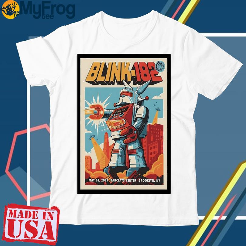 Poster Blink-182 Brooklyn, NY May 24 2023 World Tour Shirt