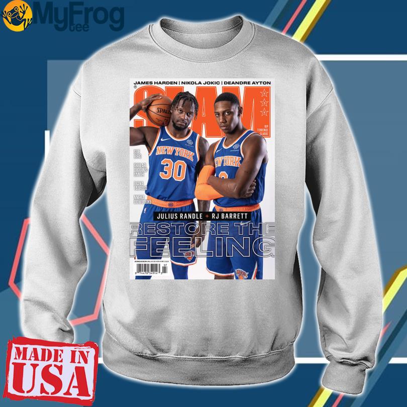 Slam Cover Julius Randle And Rj Barrett Restore The Feeling shirt, hoodie,  sweater and long sleeve