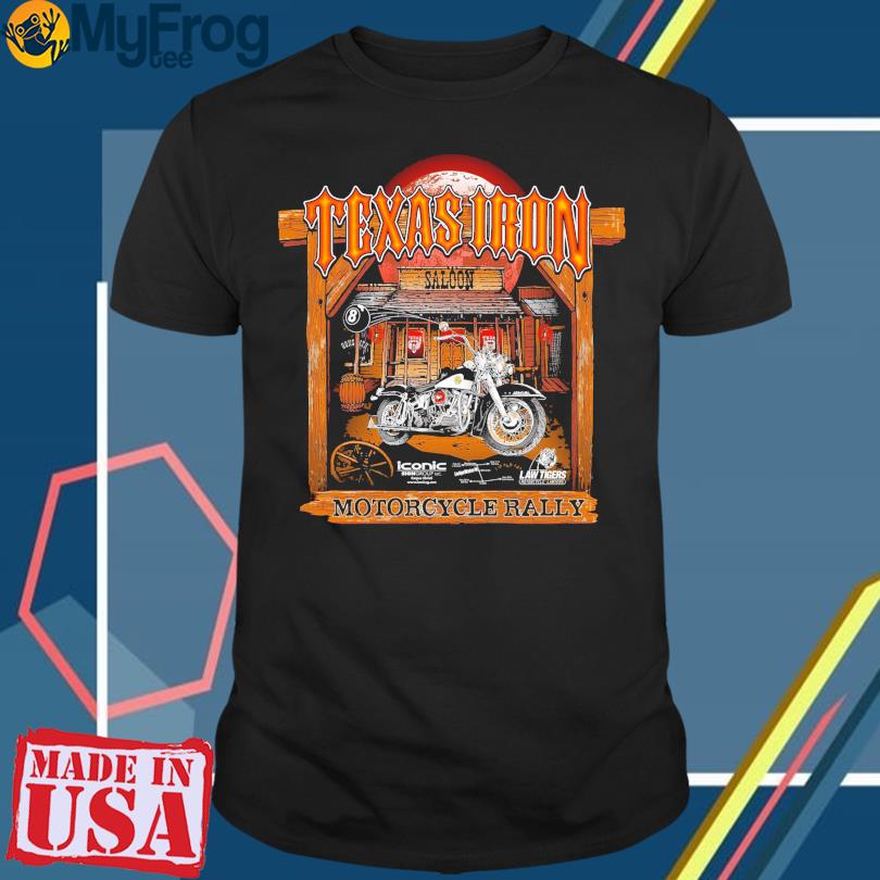 Texas Iron saloon Motorcycle rally shirt