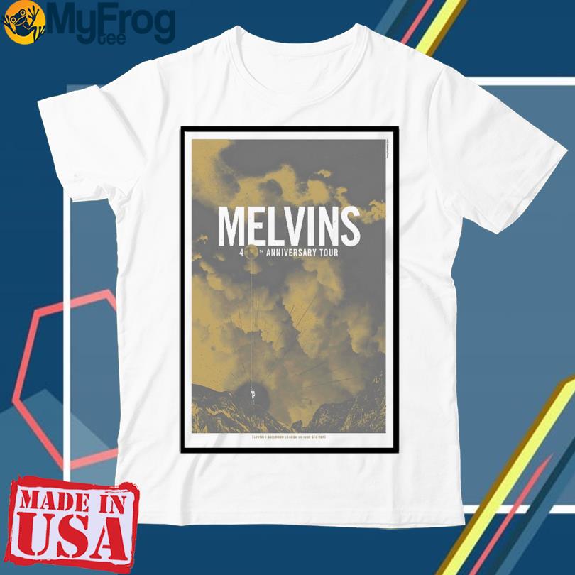 The Melvins London 06 06, 2023 40th Anniversary Tour England Poster Shirt