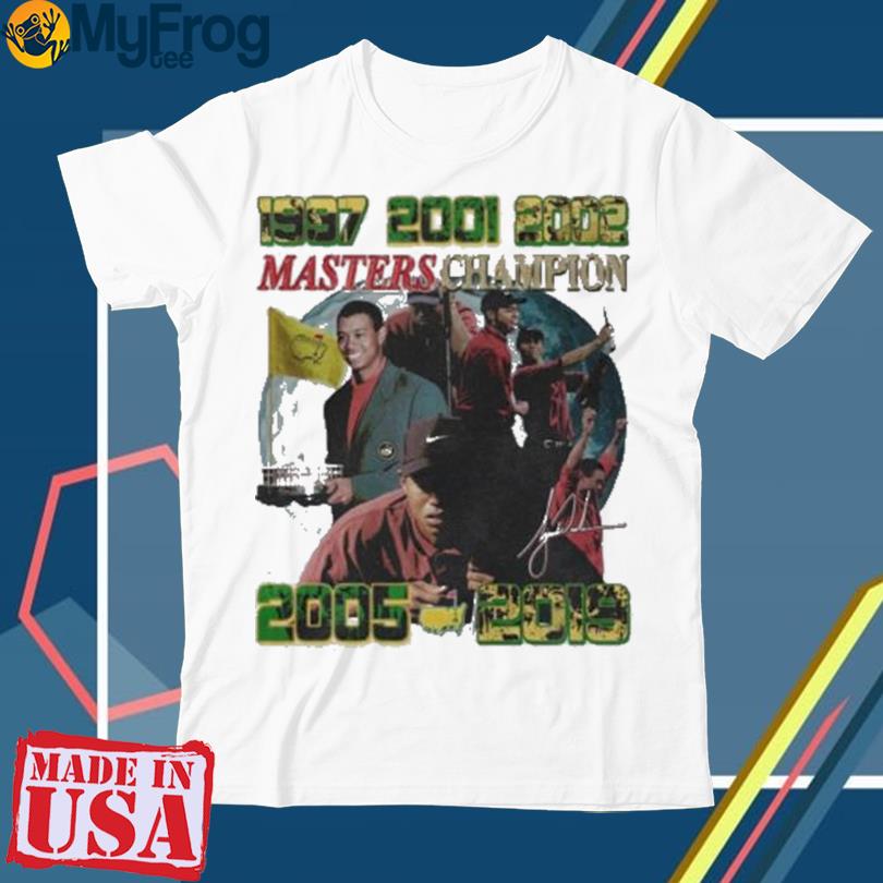 Tiger masters t outlet shirt