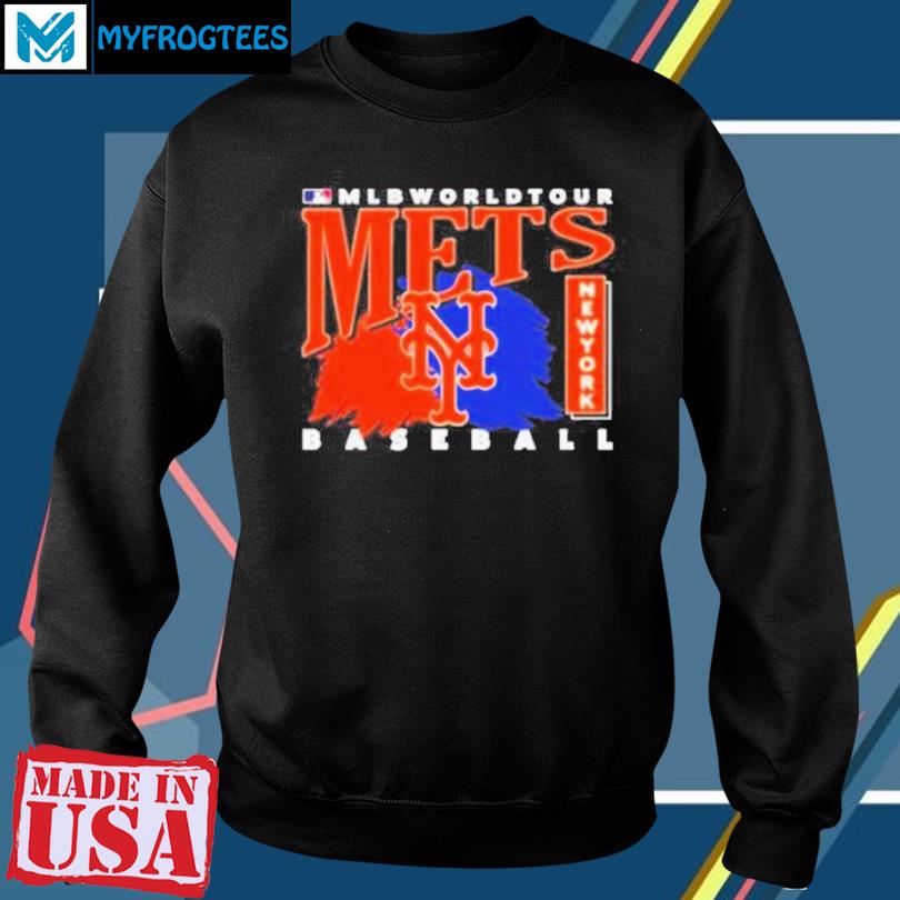 2023 Mlb World Tour New York Mets Baseball Logo Shirt