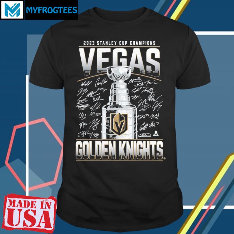 Men's Fanatics Branded Black Vegas Golden Knights 2023 Stanley Cup Champions Neutral Zone T-Shirt Size: Medium