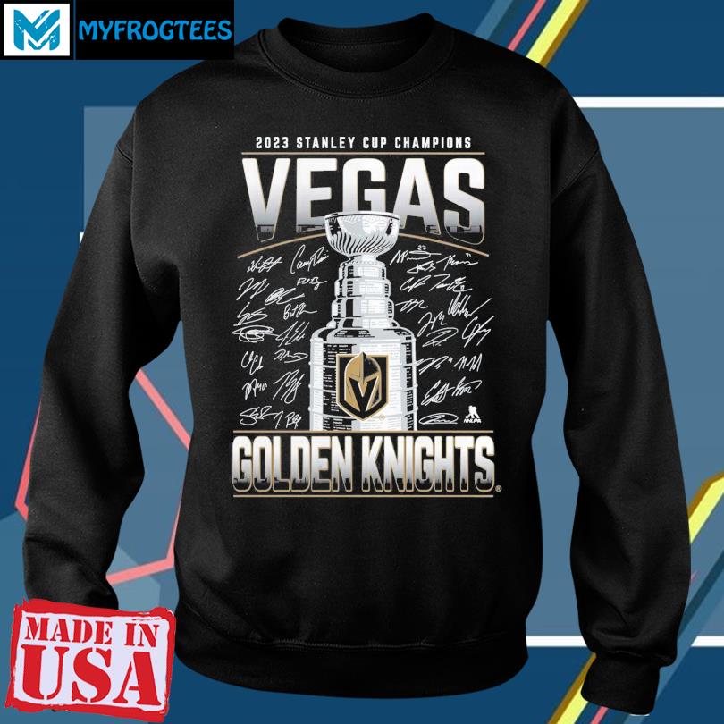 Vegas Golden Knights Stanley Cup Champions 2023 Signatures Shirt