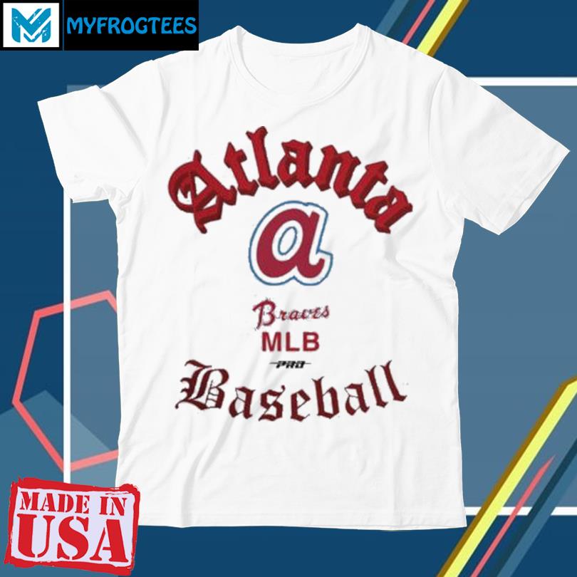 Atlanta Braves Pro Standard Cream Cooperstown Collection Old English Shirt