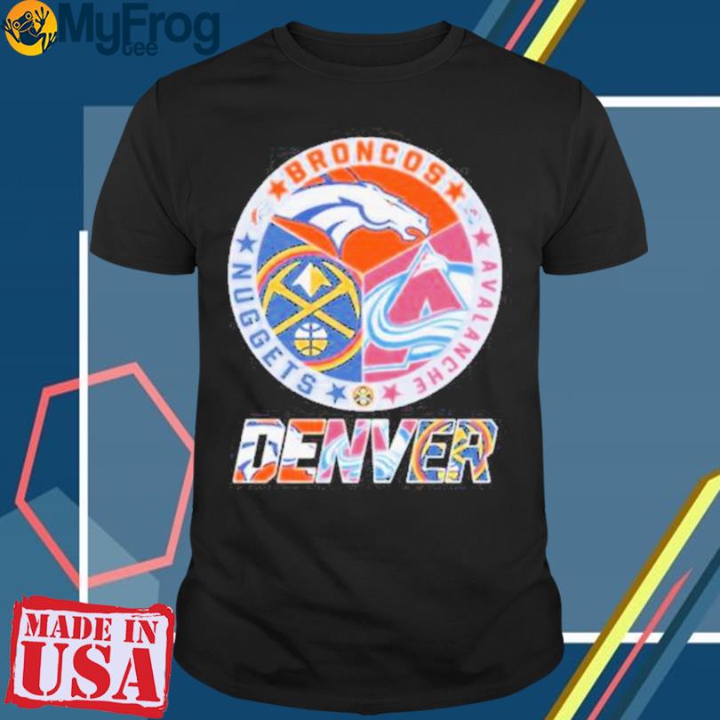 Denver Broncos Colorado Avalanche Denver Nuggets Championship logo 2023  shirt, hoodie, sweater, long sleeve and tank top