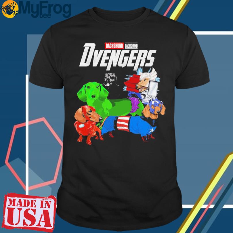 dachshund avengers t shirt