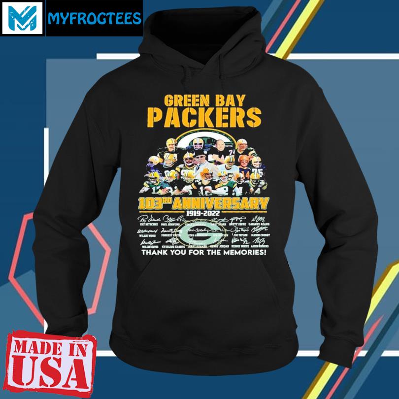 Green Bay Packers 103rd anniversary tshirt