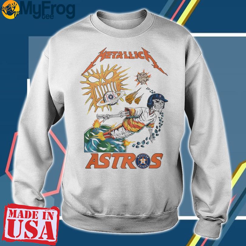 Metallica Houston Astros Skeleton 2023 Shirt