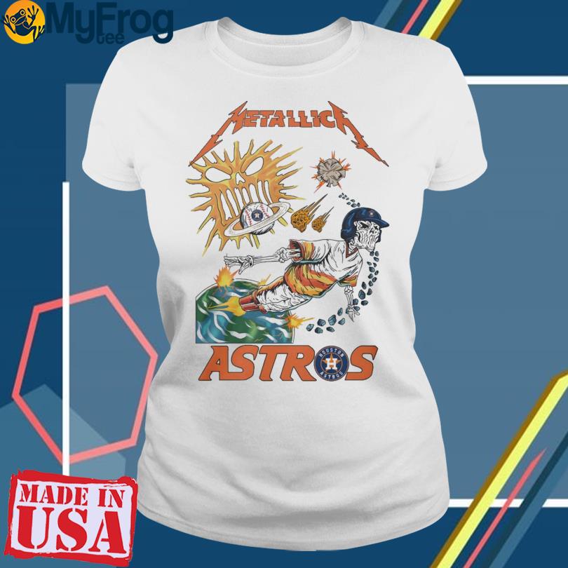 Metallica Houston Astros Space vintage shirt, hoodie, sweater, long sleeve  and tank top