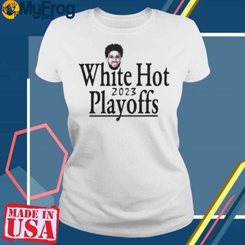 Official Derrick White Miami Heat White Hot 2023 Nba Playoffs shirt,  hoodie, sweater and long sleeve