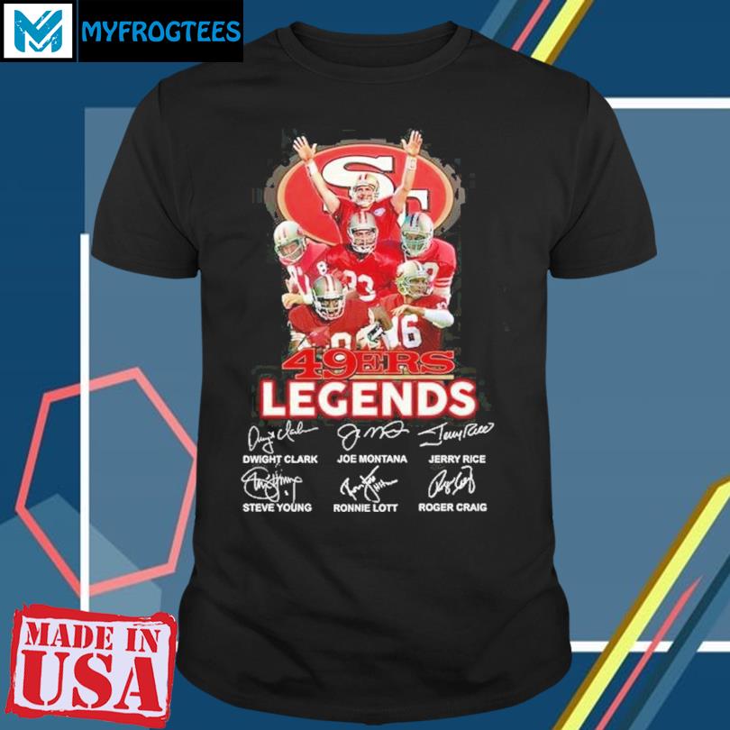 San Francisco 49ers legends signatures 2023 T shirt, hoodie, sweater and  long sleeve