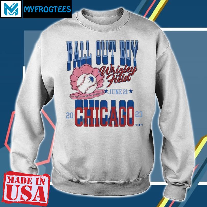 Wrigley Field Chicago Cubs T-Shirt from Homage. | Royal Blue | Vintage Apparel from Homage.