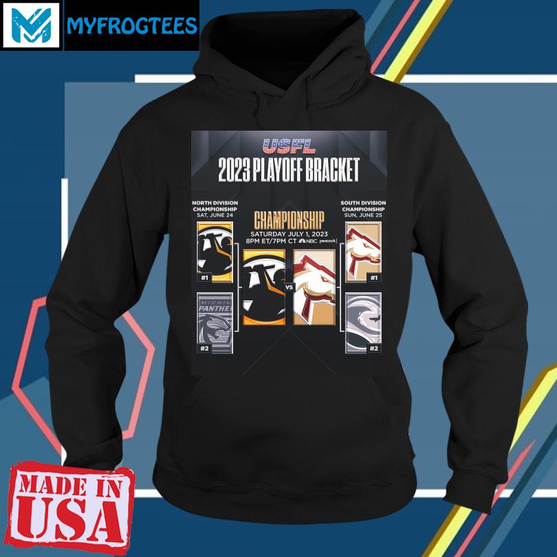 USFL 2023 playoffs Bracket championship Saturday July 1 2023 T Shirt,  hoodie, sweater and long sleeve