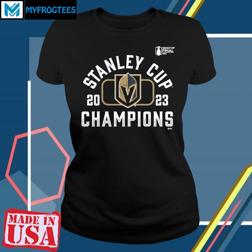 Men's Fanatics Branded Heather Charcoal Vegas Golden Knights 2023 Stanley Cup Champions Schedule T-Shirt