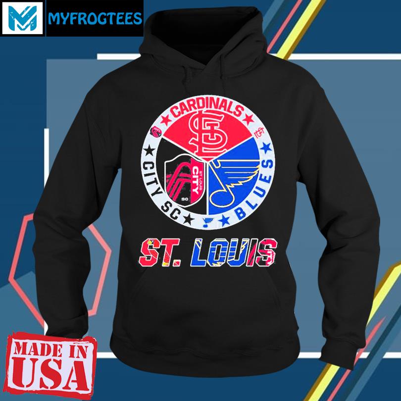 2023 St Louis Sports Teams Cardinals Blues And City Fc T Shirt
