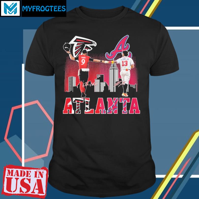 Atlanta Falcons Ridder And Braves Acuna Jr City Champions shirt