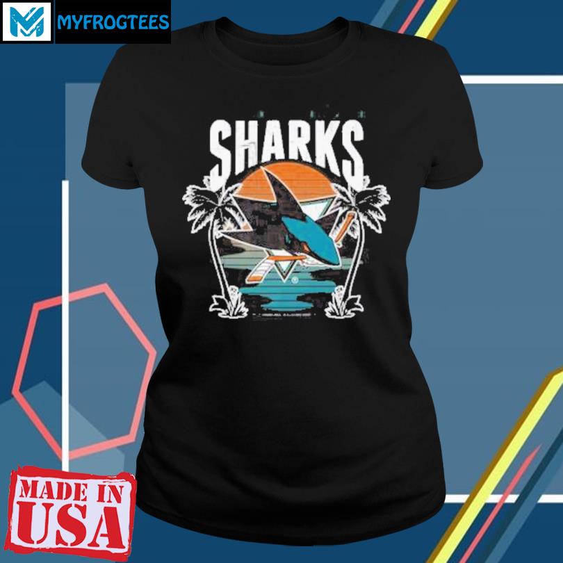 Calhoun Nhl Surf And Skate San Jose Sharks Beach Sunset shirt