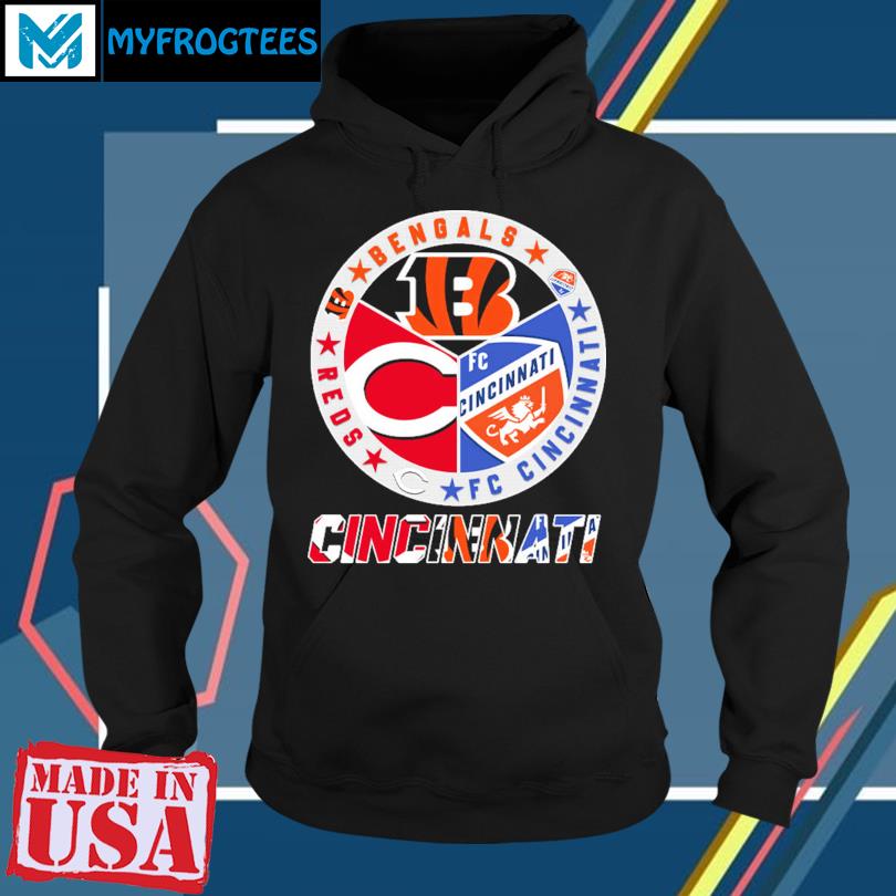 Cincinnati Reds Cincinnati Bengals Fc Cincinnati logo shirt, hoodie,  sweater, long sleeve and tank top