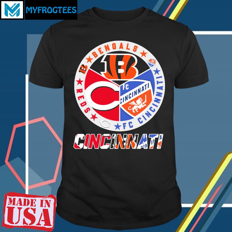 Cincinnati Reds Cincinnati Bengals Fc Cincinnati Logo Sport Teams Shirt,  hoodie, sweater, long sleeve and tank top