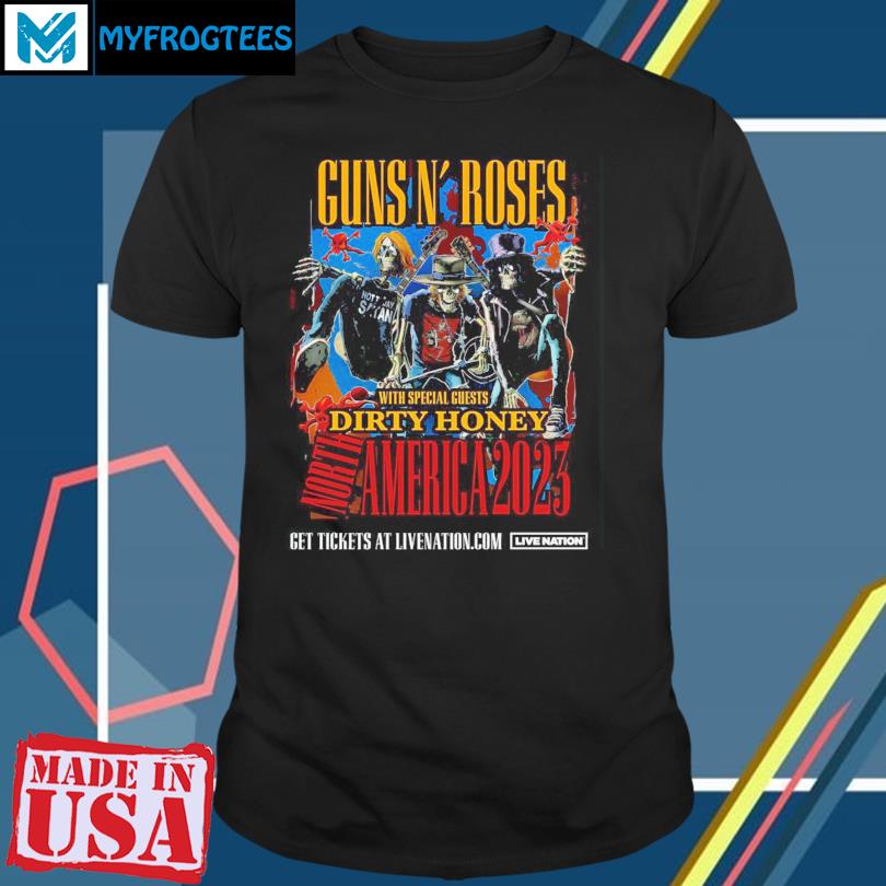 Guns N' Roses with special guest dirty honey north America 2023 T