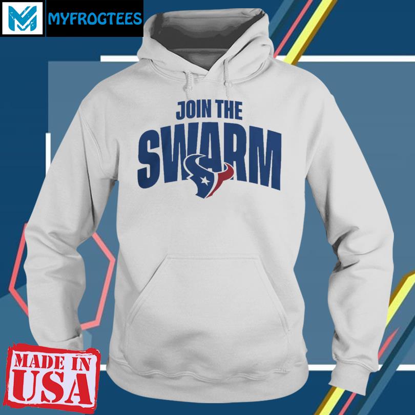 Official texans team join the swarm houston texans T-shirt, hoodie, tank  top, sweater and long sleeve t-shirt